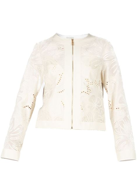 White broderie-anglaise jacket Elie saab - women